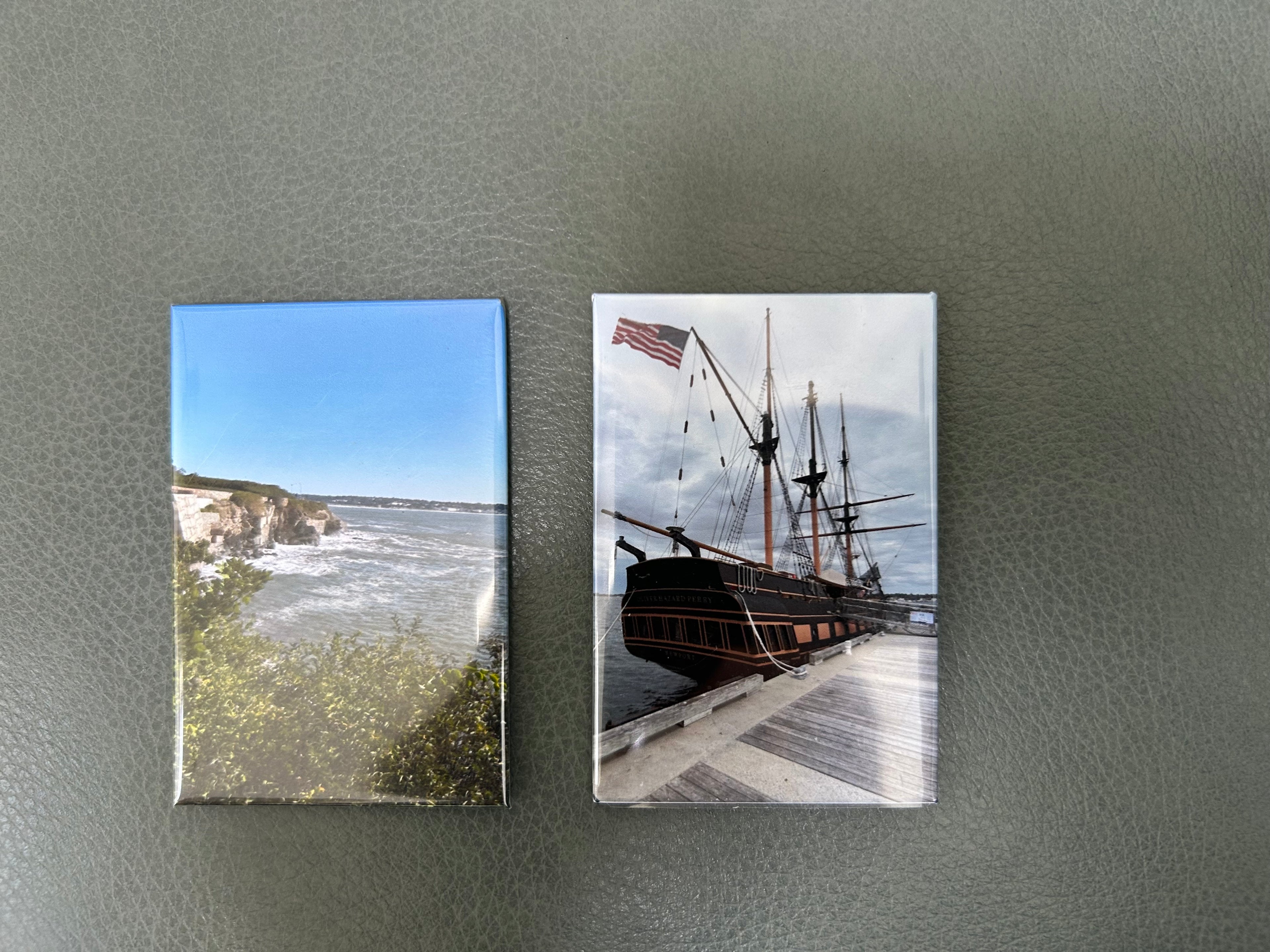 Two- 3"x 2" Photo Magnets